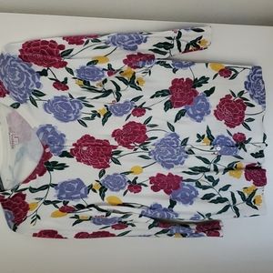 Womens XL 3/4 sleeve floral Cardigan by Merona